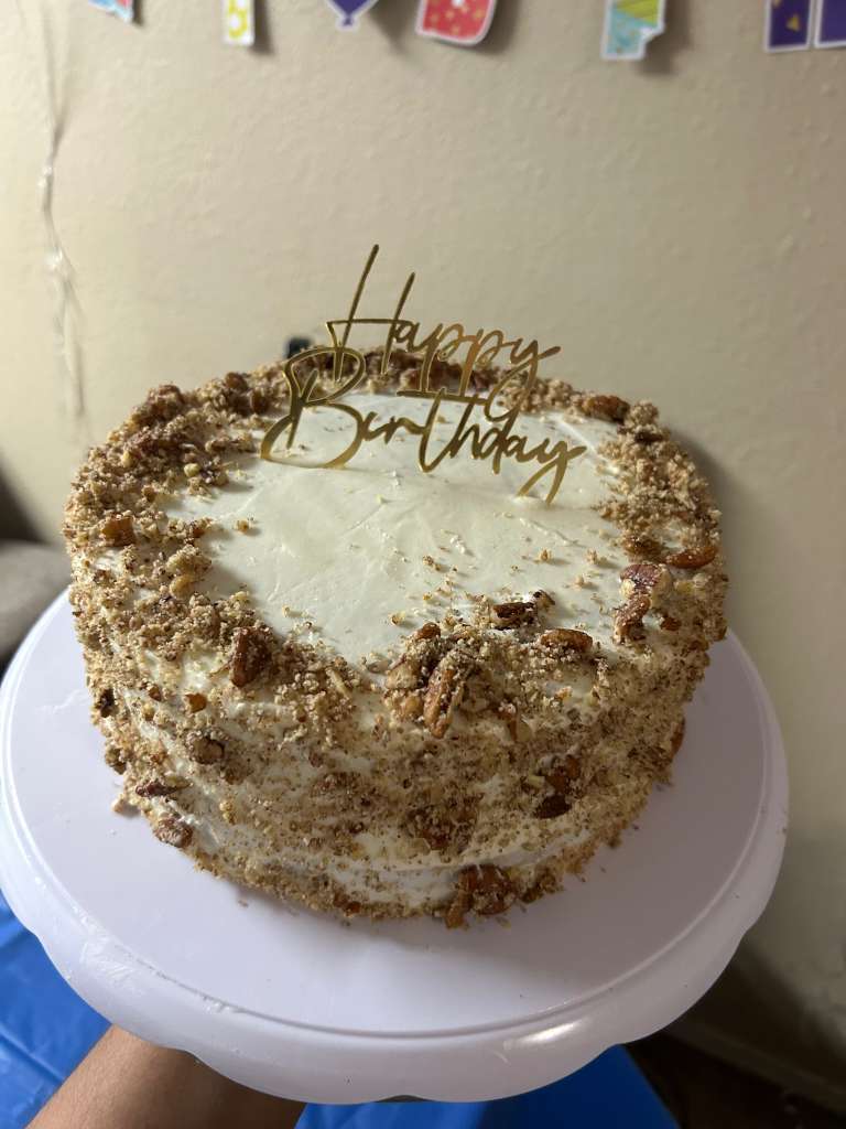 Carrot crumb cake