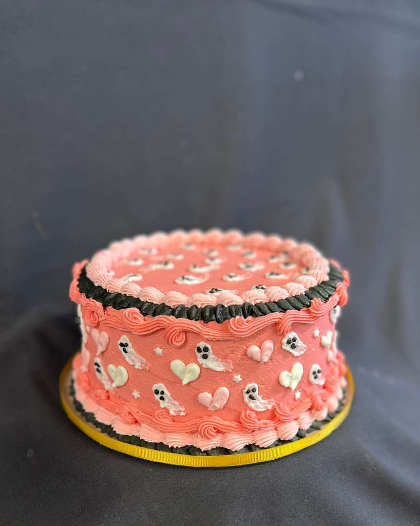 Halloween ghost cake