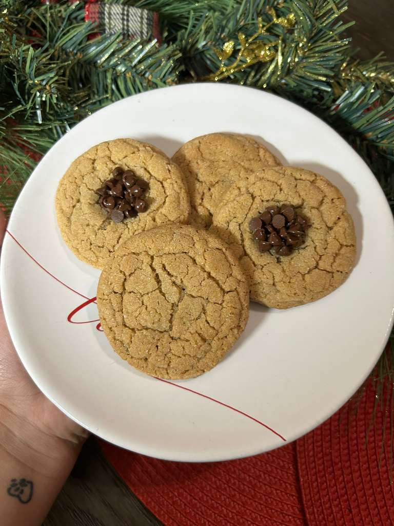 Peanut butter chocolate chip cookies