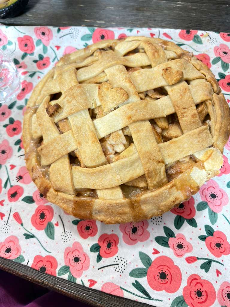 Lattice apple pie