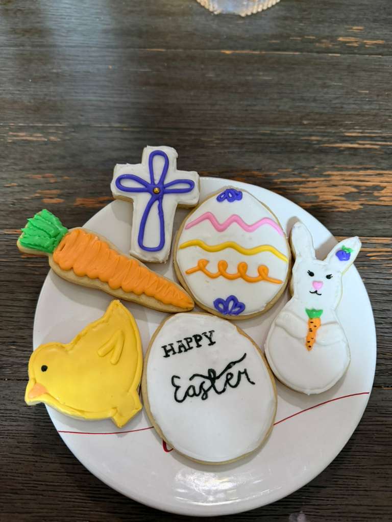 Easter sugar cookies