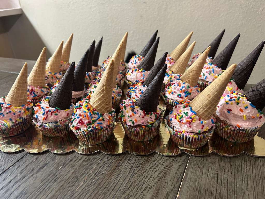 Ice cream cone cupcakes
