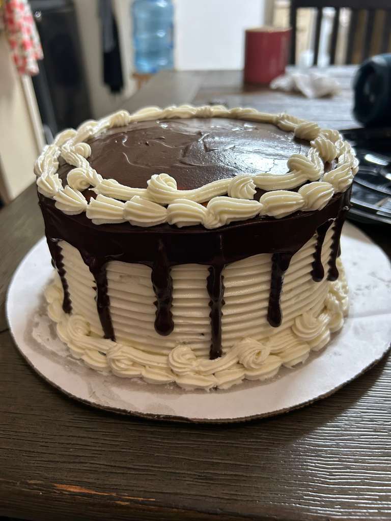 Chocolate drip cake